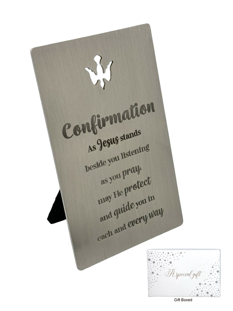 Confirmation Metal Plaque