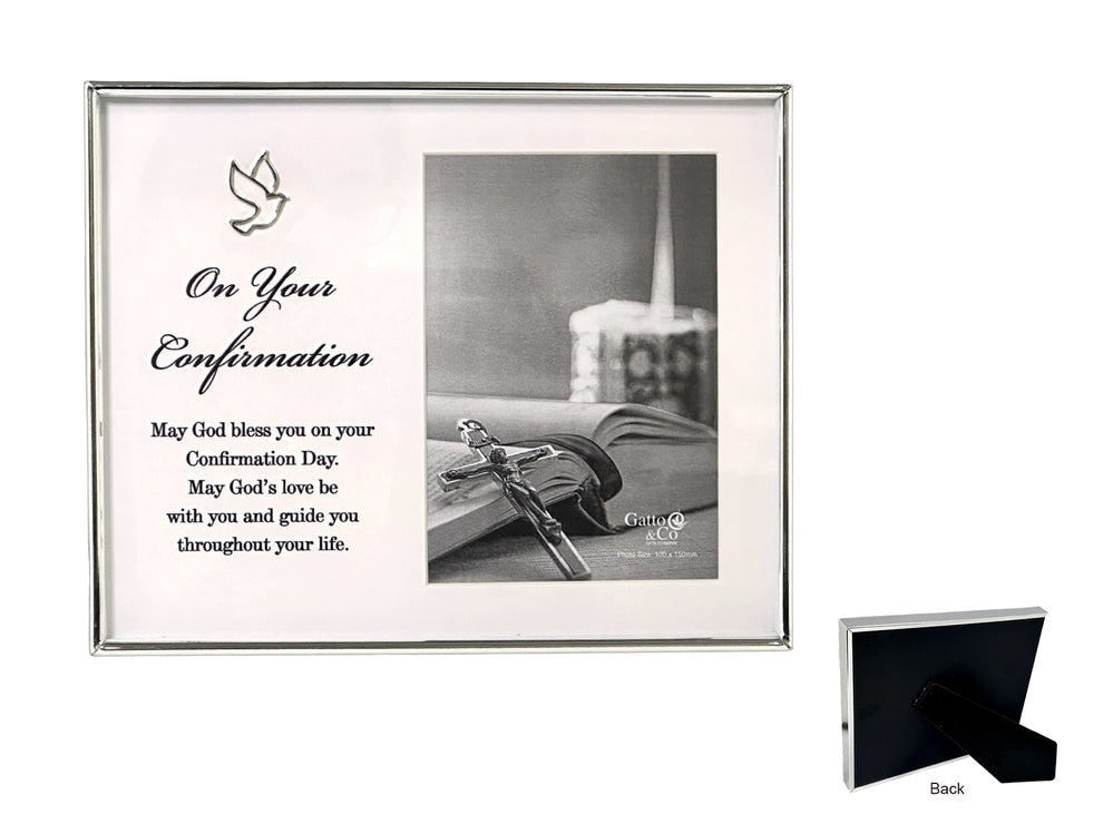 Confirmation Silver Photo Frame 4x6