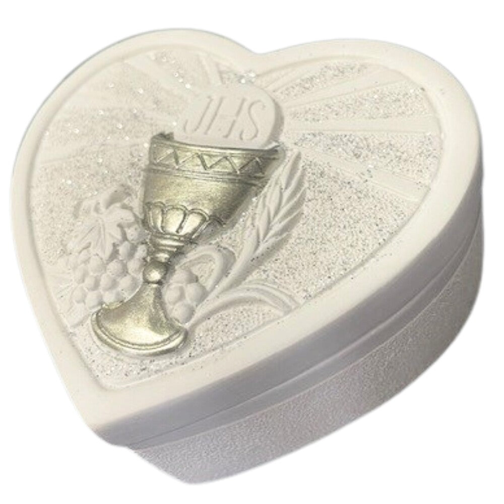Heart Shaped Trinket Box - Communion
