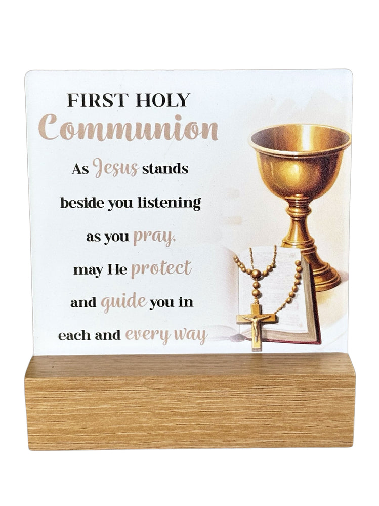 Fleur Ceramic Plaque - Communion