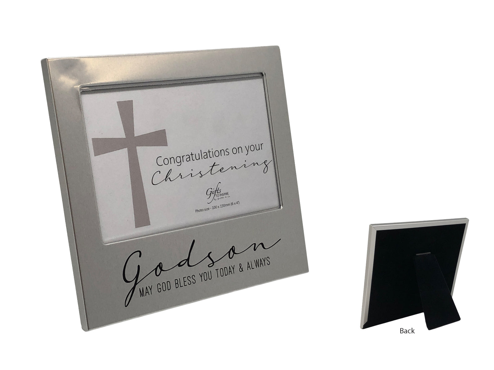 Christening Photo Frame - Godson