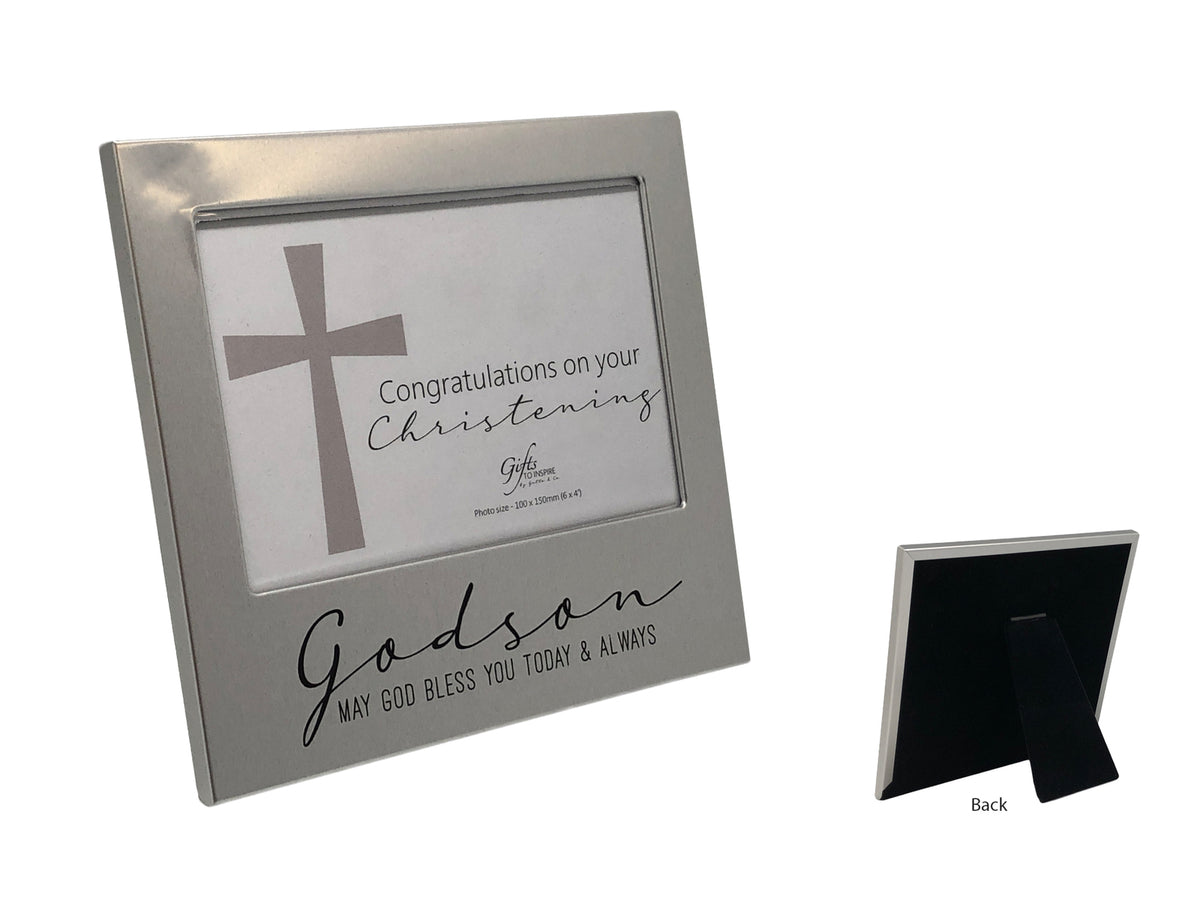 Christening Photo Frame - Godson