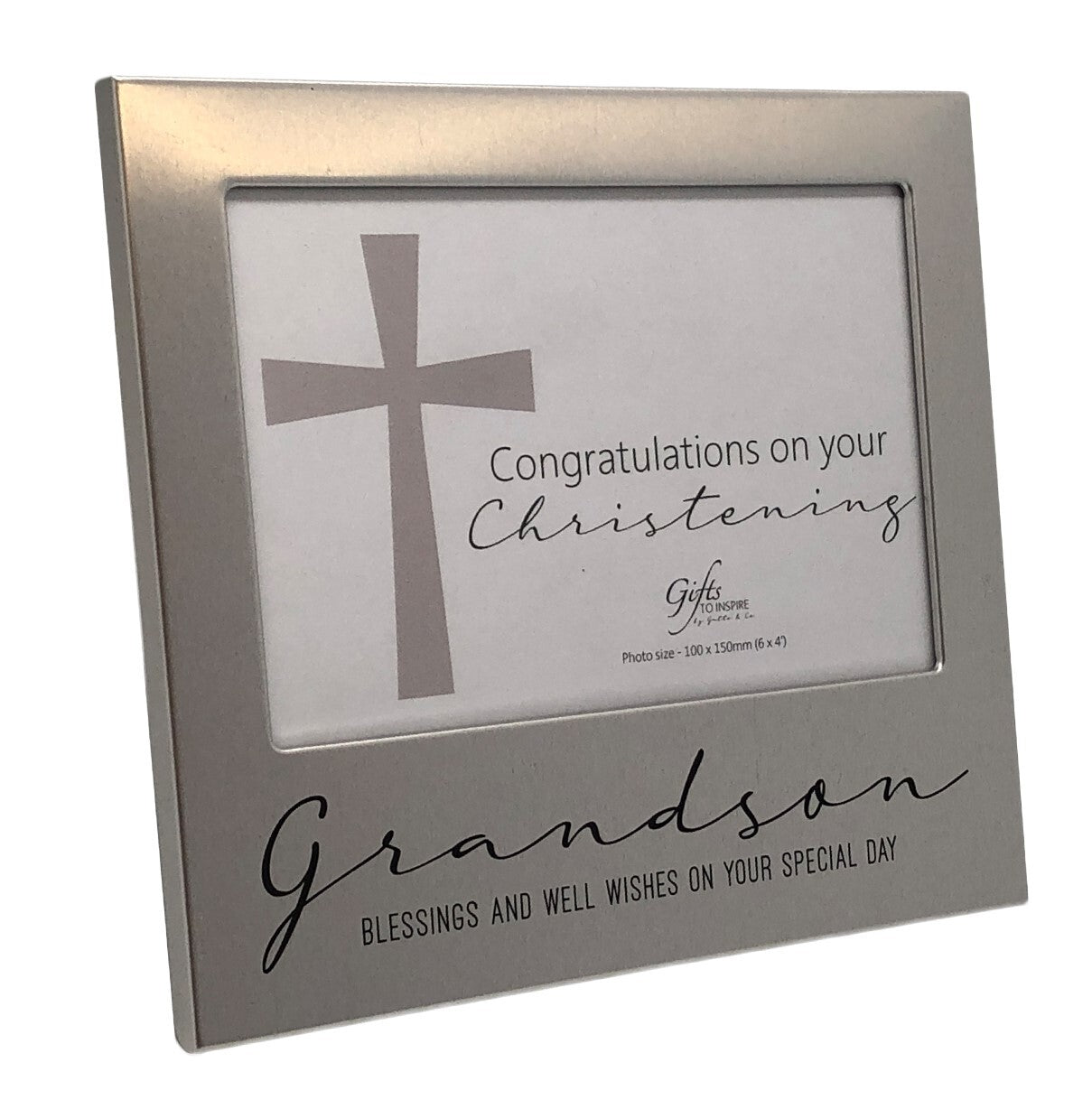 Christening Photo Frame - Grandson