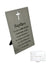 Baptism Metal Plaque