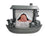 Noah's Ark Pewter Finish Frame 3x3inch