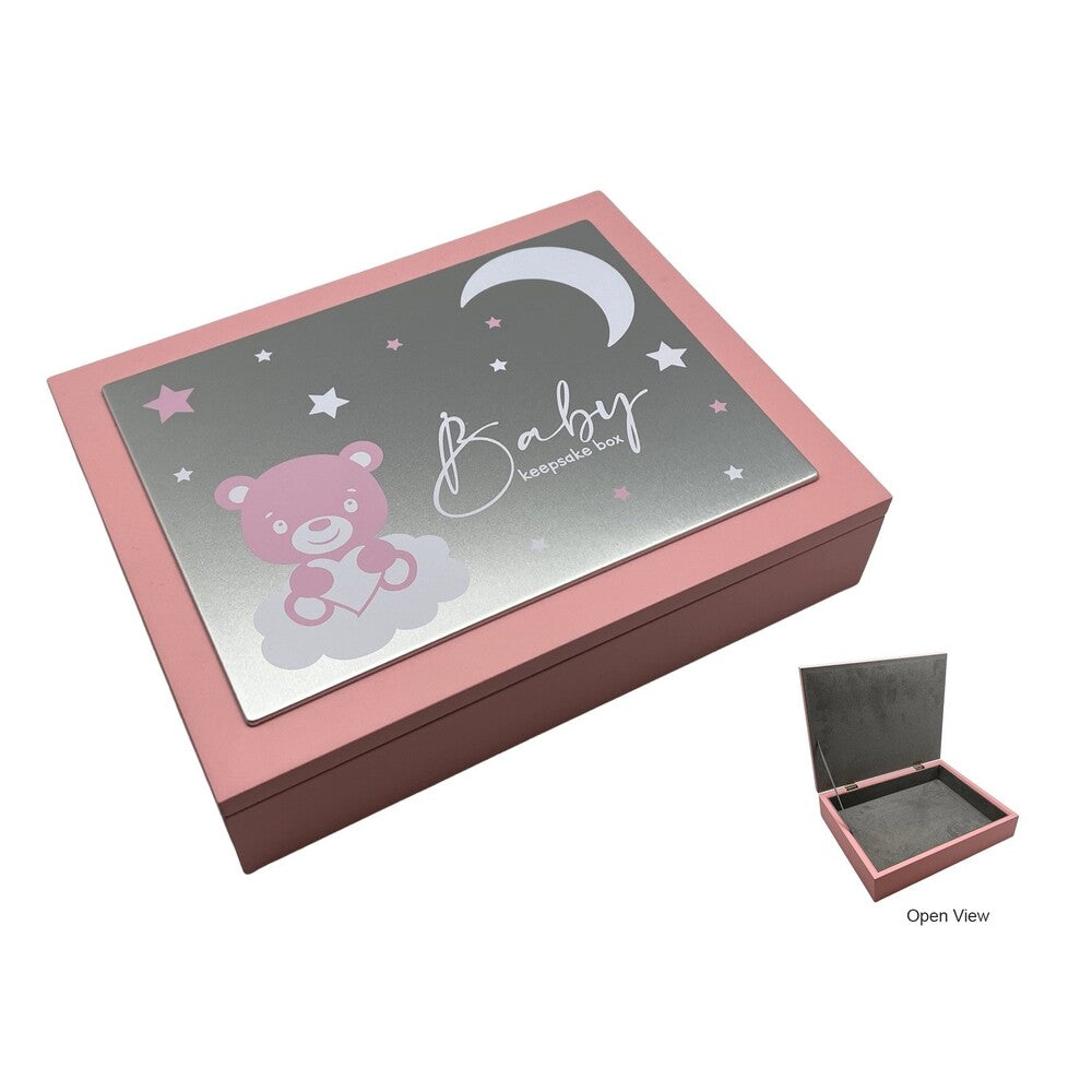 Baby Bear Keepsake Box - Pink