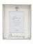 Silver Christening Photo Frame with Motiff - 4x6 - Godson