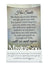 White Wood Base Glass Frame - Missing You (His Smile) 6x4inch