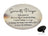 Home Warmer Ceramic Oval Plaque - Serenity Prayer