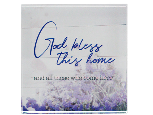 Crystal Block - God Bless This Home