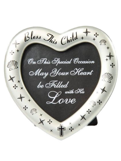 Love Heart Frame - Bless This Child