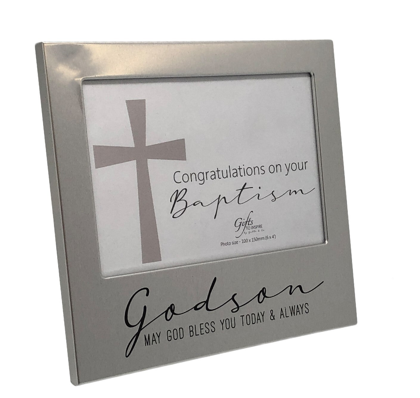 Baptism Photo Frame - Godson