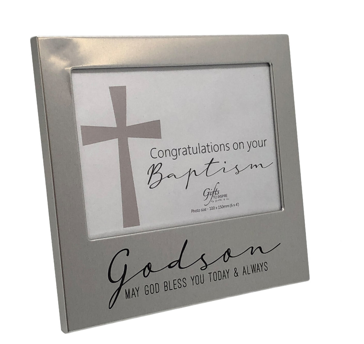 Baptism Photo Frame - Godson