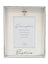 Silver Baptism Photo Frame with Motiff - 4x6 - Goddaughter