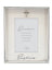 Silver Baptism Photo Frame with Motiff - 4x6 - Grandson