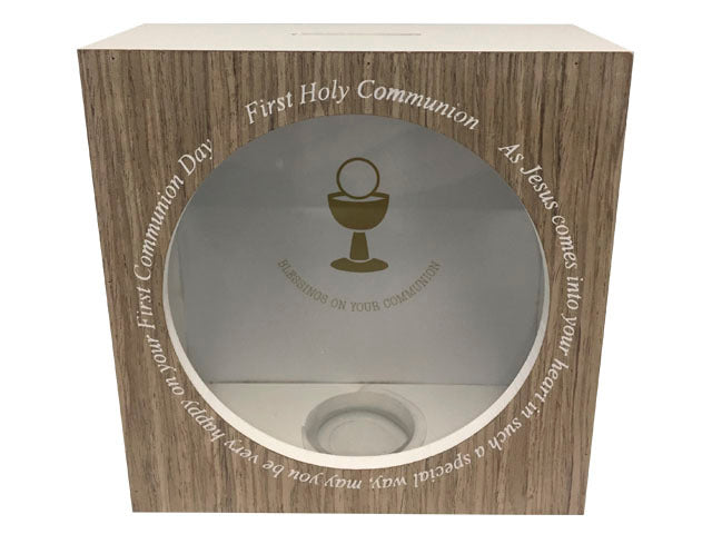First Holy Communion Money Box - Brown