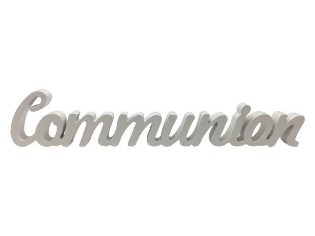 Wooden Communion Sign