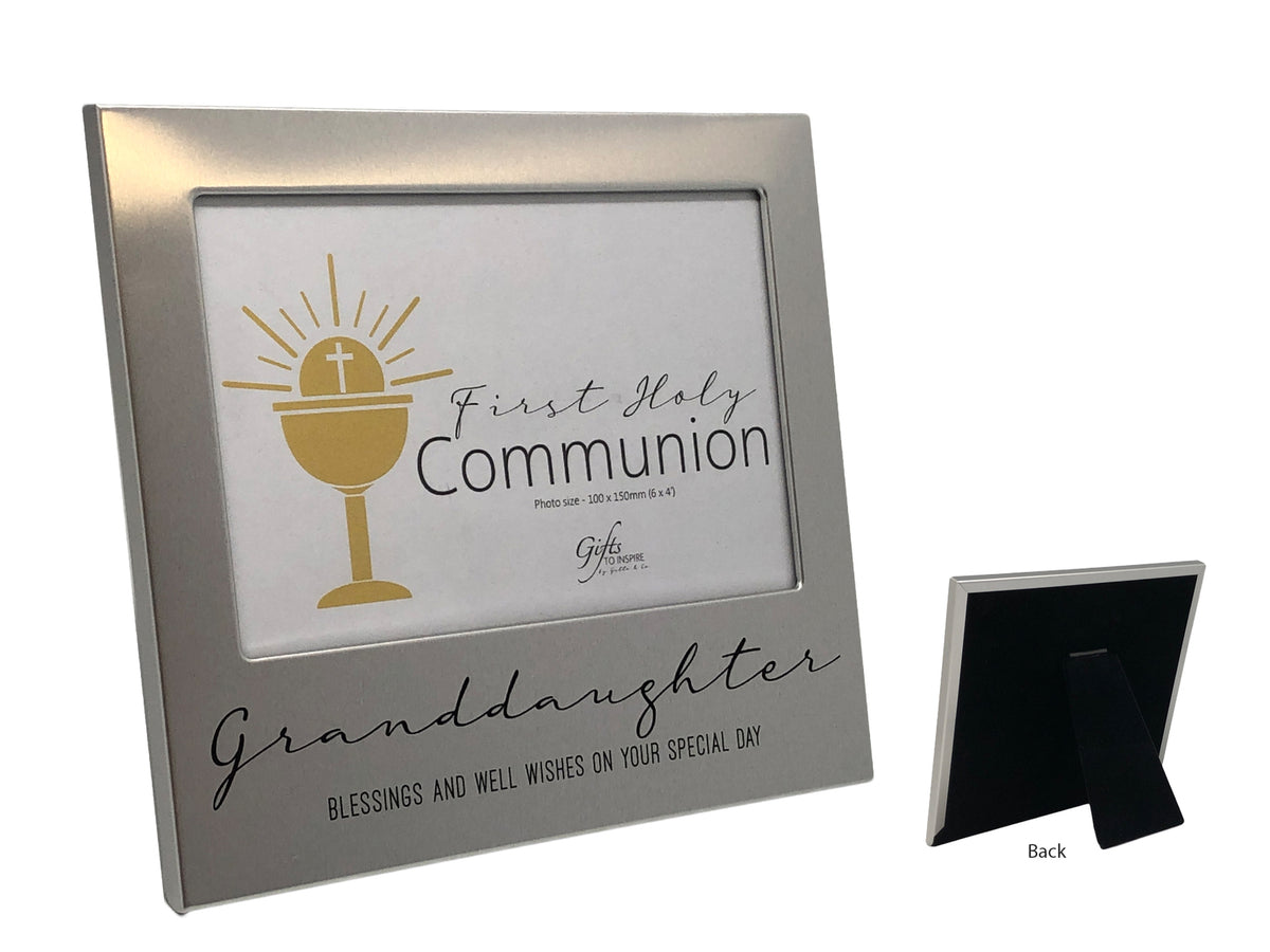 First Holy Communion Photo Frame - Granddaughter