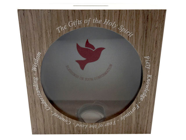 Confirmation Money Box - Brown