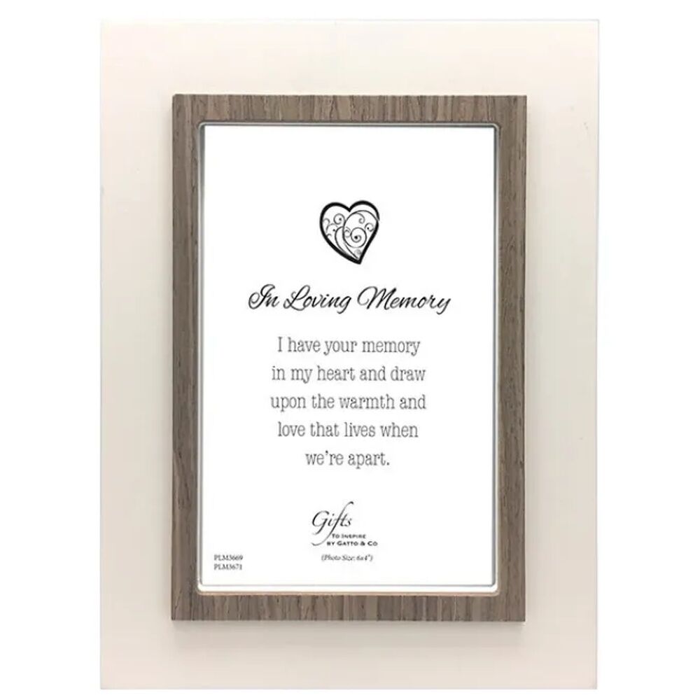 In Loving Memory Frame - White