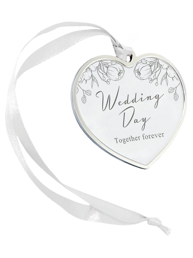 Wedding Day Heart Ornament