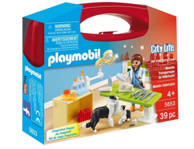 Playmobil City Life - Vet Visit Carry Case