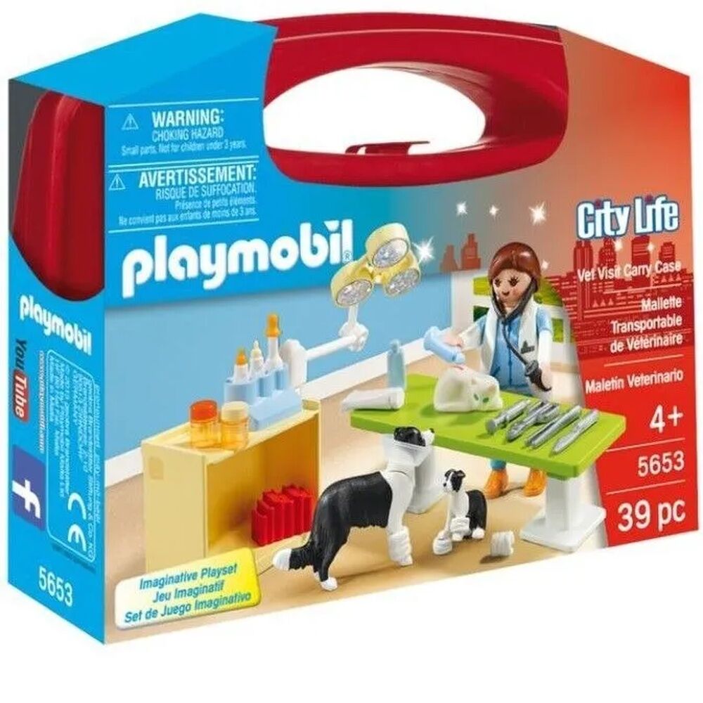 Playmobil City Life - Vet Visit Carry Case