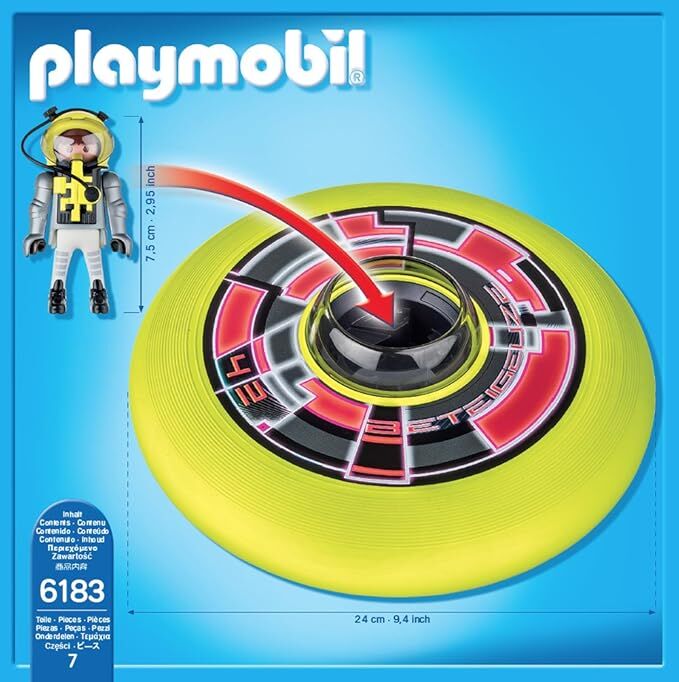Playmobil Sports & Action - Cosmic Flying Disk with Astronaut
