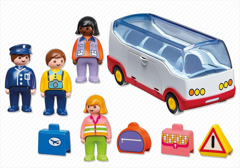 Playmobil 1.2.3 - Airport Shuttle Bus
