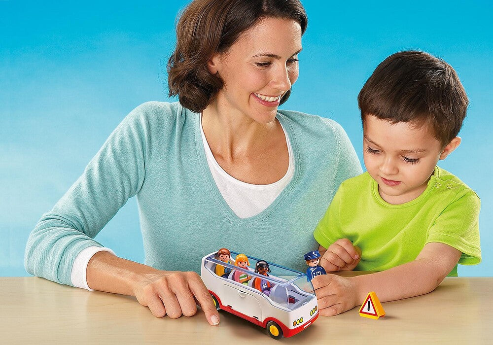 Playmobil 1.2.3 - Airport Shuttle Bus