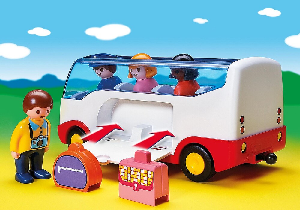 Playmobil 1.2.3 - Airport Shuttle Bus
