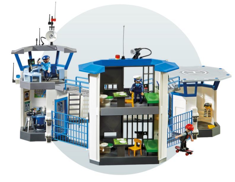 Playmobil City Action - Police Headquarters With Prison