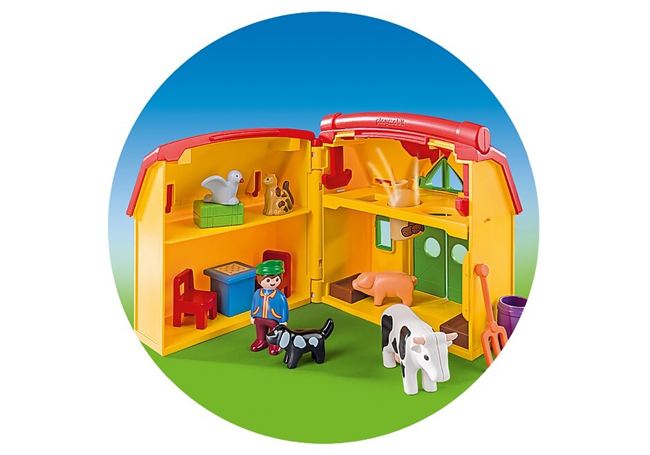 Playmobil 1.2.3 - My Take Along Farm