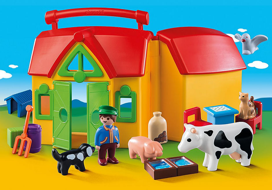 Playmobil 1.2.3 - My Take Along Farm