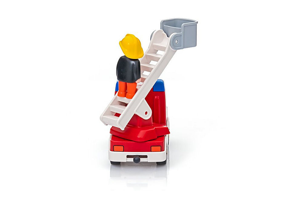 Playmobil 1.2.3 - Ladder Unit Fire Truck