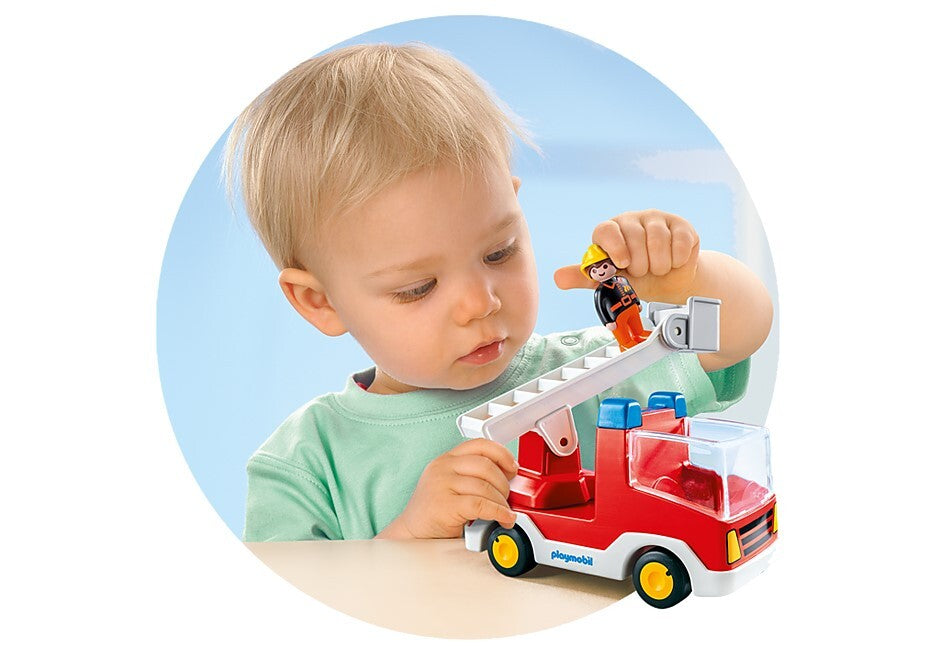 Playmobil 1.2.3 - Ladder Unit Fire Truck