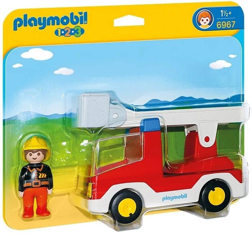Playmobil 1.2.3 - Ladder Unit Fire Truck