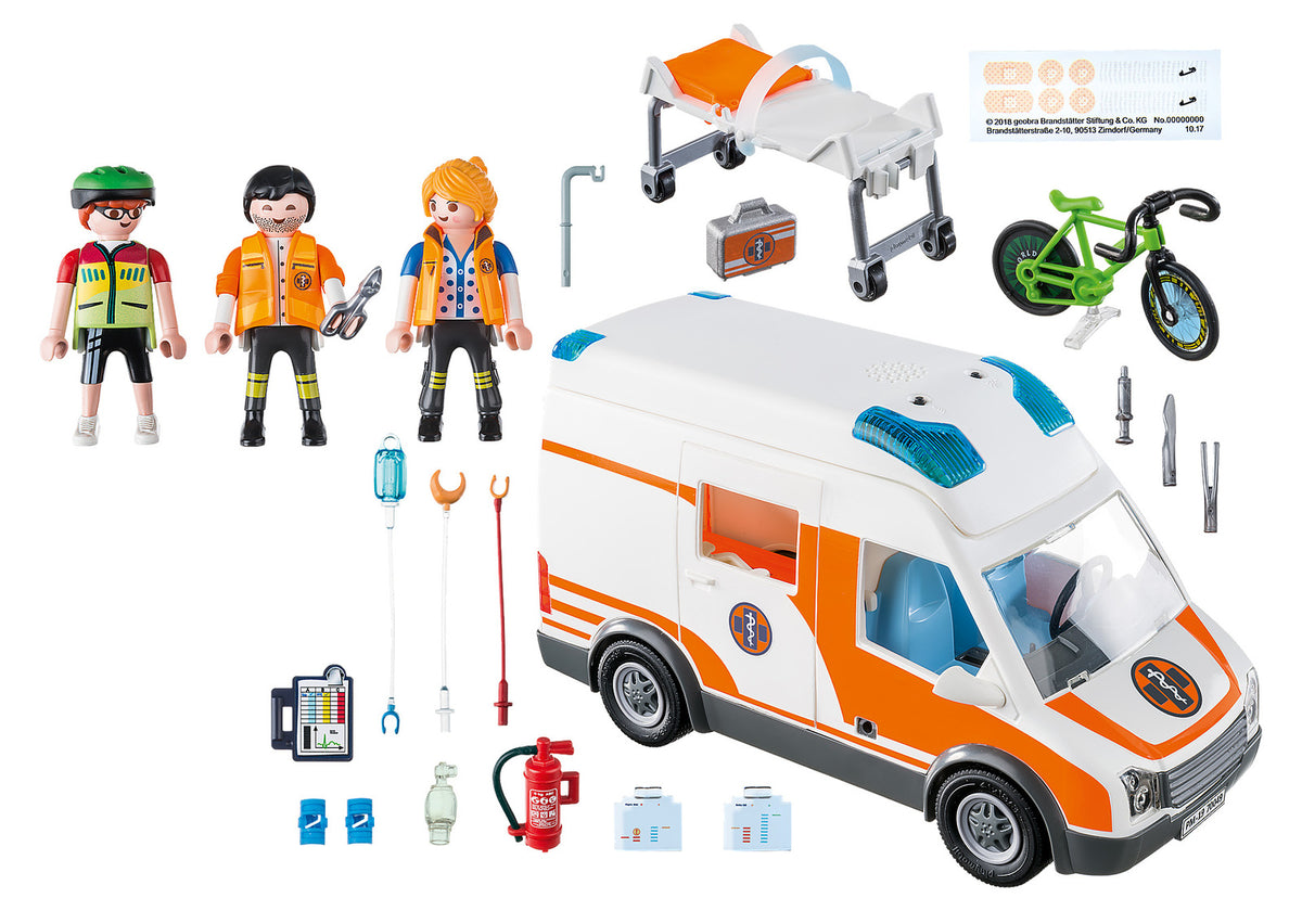 Playmobil City Life - Ambulance with Flashing Lights