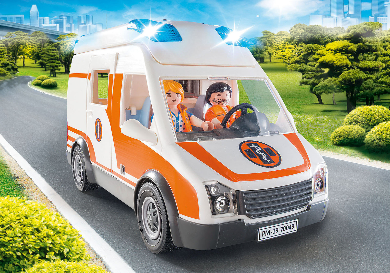 Playmobil City Life - Ambulance with Flashing Lights