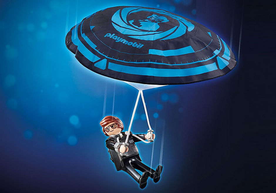 Playmobil The Movie - Rex Dasher with Parachute
