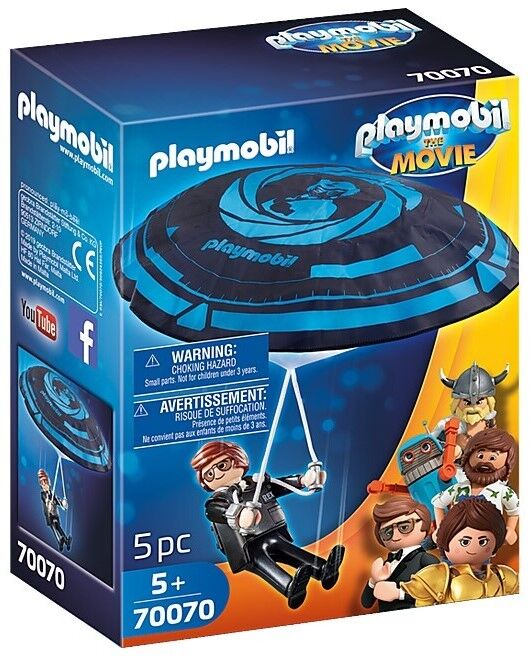 Playmobil The Movie - Rex Dasher with Parachute