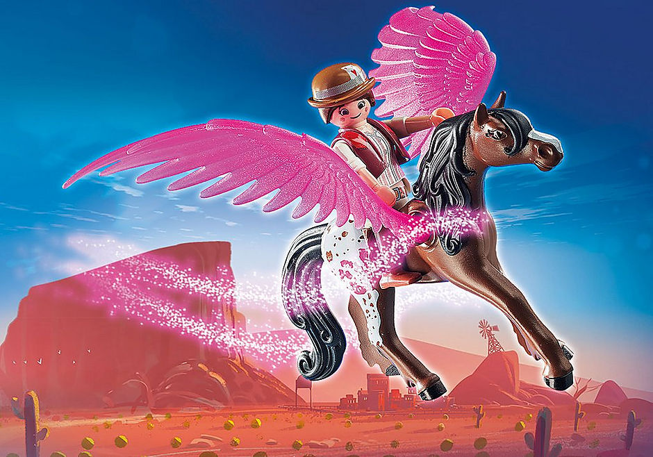 Playmobil The Movie - Marla & Del with Pegasus