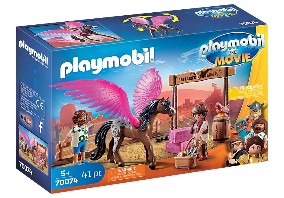 Playmobil The Movie - Marla & Del with Pegasus