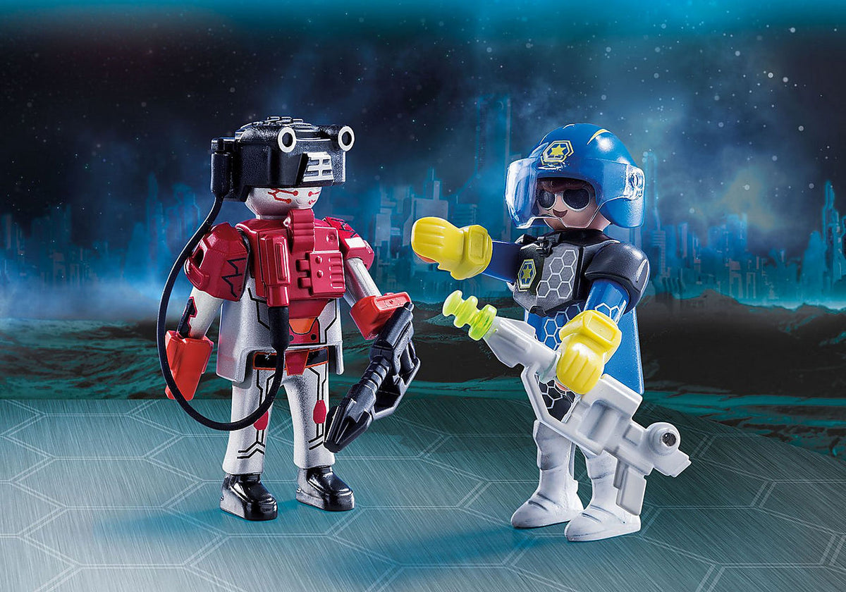 Playmobil Space - Duo Pack Space Police Officer and Thief