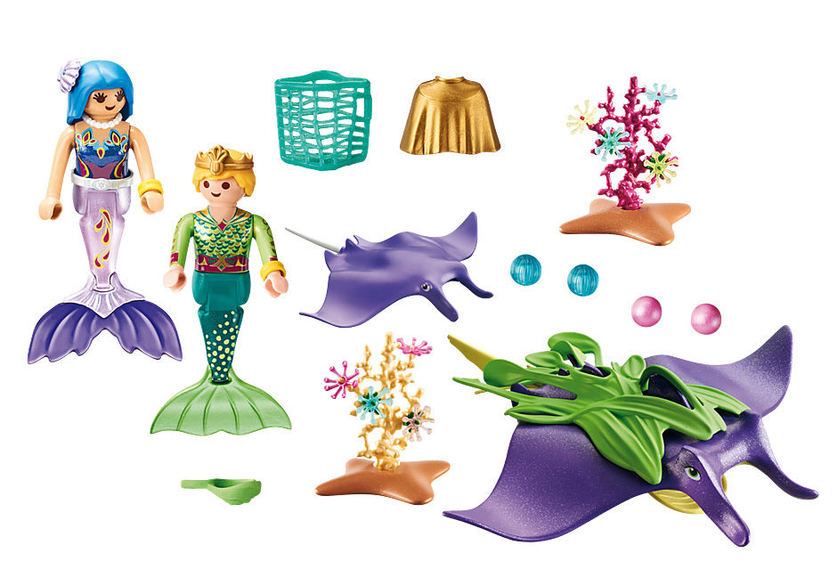 Playmobil Magic - Pearl Collectors with Manta Ray