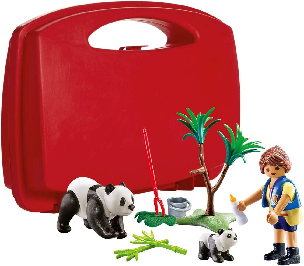 Playmobil City Life - Panda Caretaker Carry Case