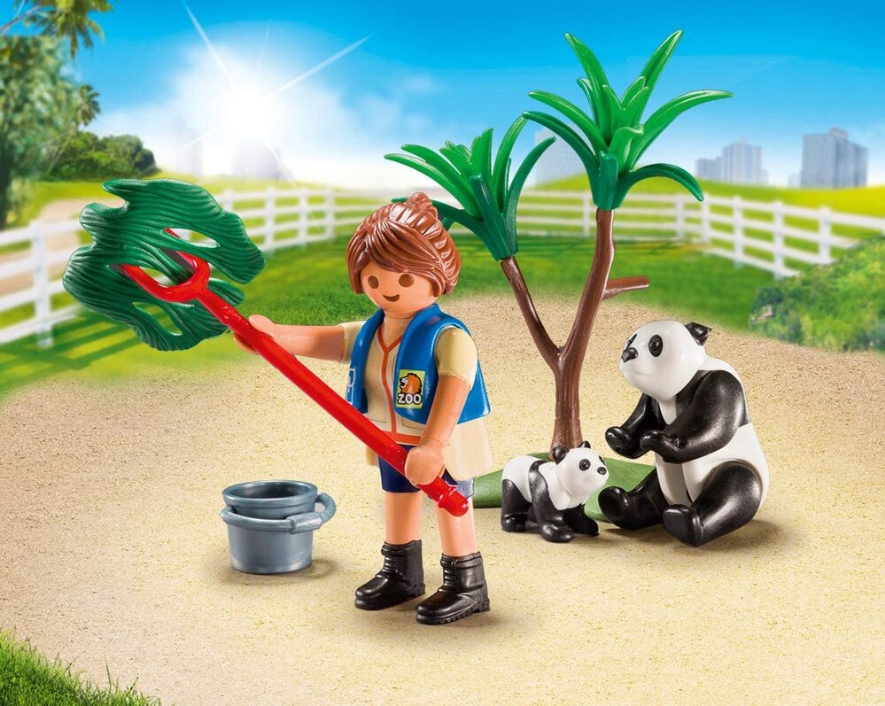 Playmobil City Life - Panda Caretaker Carry Case