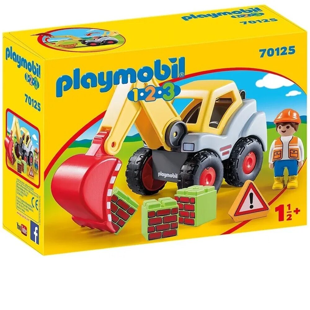 Playmobil 1.2.3 - Shovel Excavator