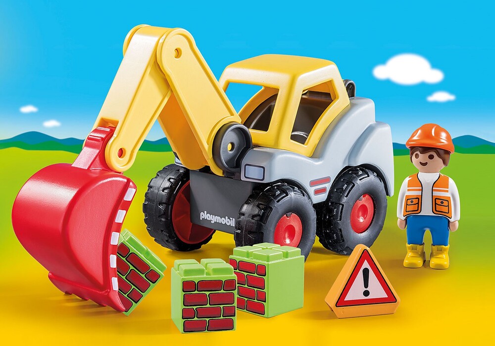 Playmobil 1.2.3 - Shovel Excavator