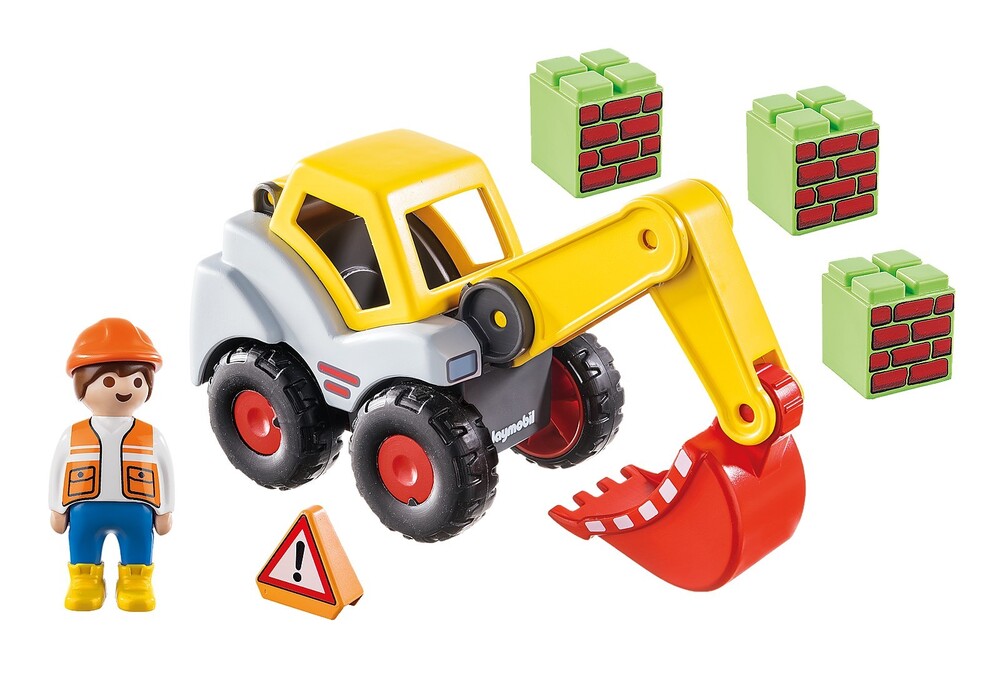 Playmobil 1.2.3 - Shovel Excavator